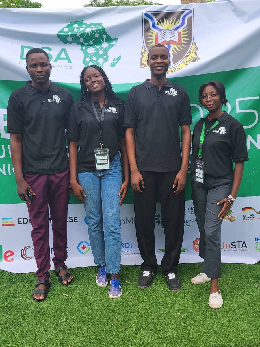 bezaleel_son's tweet image. Data Science Africa finally came to an end, and it was such an incredible experience. I was constantly trying to guess people&apos;s country and failed woefully, plus Nigerians can pass for any country #DSA2025
@dsa_org