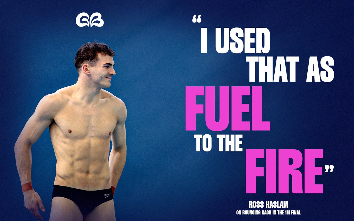 Fuelling national titles 😤

Ross bounced back in emphatic fashion to take 1m gold on day two 🇬🇧🥇