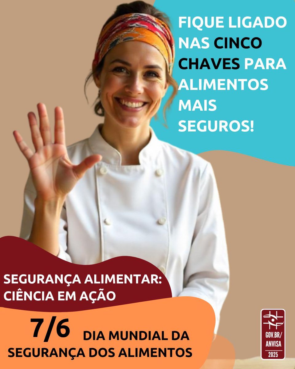 Siga as cinco chaves para alimentos mais seguros: mantenha os alimentos limpos, separe os crus dos cozidos, cozinhe completamente os alimentos, mantenha os alimentos a temperaturas adequadas e use água e matérias-primas seguras.