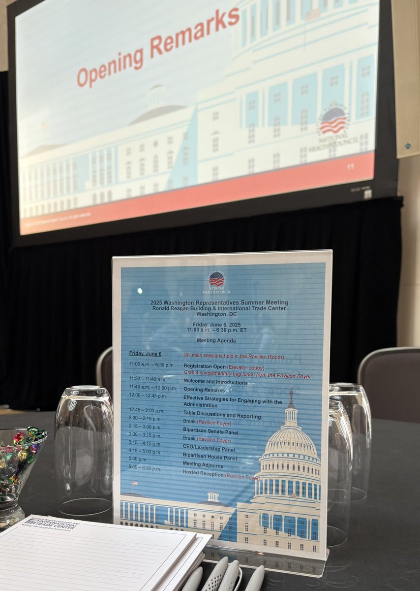 jk_strat's tweet image. JKS enjoyed meeting with @NHCouncil sentior staff and leaders and discussion strategies for meeting with @HHSGov, @US_FDA, @CMSGov and @NIH.
Jack Kalavritinos was part of a timely panel on engaging with the Trump Admin and Cathy Cohen engaged with many friends (and new ones…