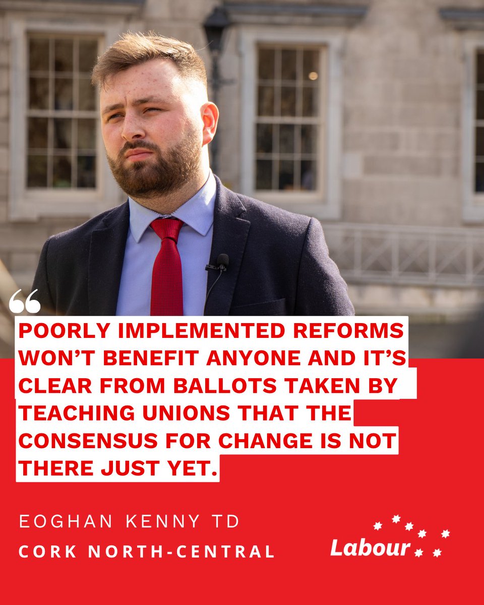 The Labour Party (@labour) on Twitter photo Labour eduction spokesperson @eoghankennytd has called on the Minister for Education to pause the pace of Leaving Cert reforms. 🎒
❝Change is good, change is needed, but unless Government can bring everyone together, it is doomed to fail.
👉️ labour.ie/news/2025/06/0… Labour eduction spokesperson @eoghankennytd has called on the Minister for Education to pause the pace of Leaving Cert reforms. 🎒
❝Change is good, change is needed, but unless Government can bring everyone together, it is doomed to fail.
👉️ labour.ie/news/2025/06/0…
