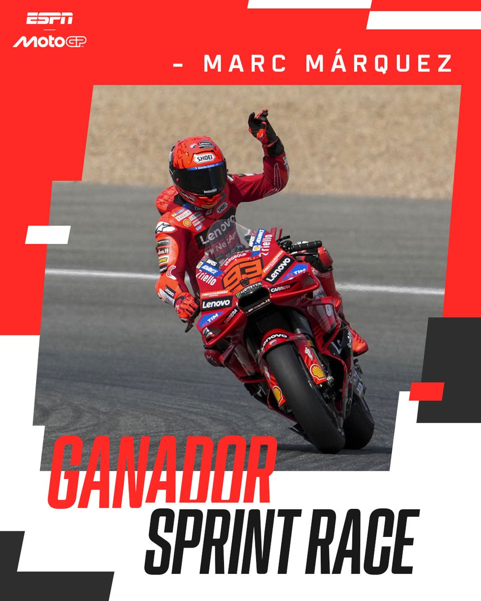 ¡El monarca de los sábados recuperó su lugar! Marc #Márquez ganó la Sprint del #AragonGP y sumó así su séptimo triunfo sabatino en ocho fechas. 👑