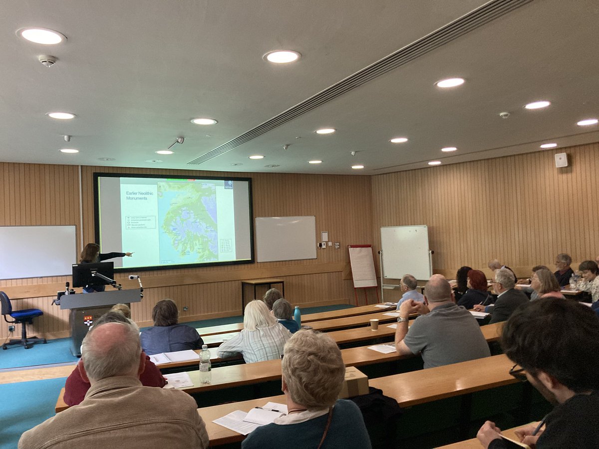 WhatKatieDigs's tweet image. Jumping ahead to the Neolithic and northwards to Cumbria with Sally Taylor at the Europa meeting. Spatial relationships between monuments and enclosures in the uplands demonstrate shadowing but also respect of the cairns in time and space by settlements @PrehistSociety