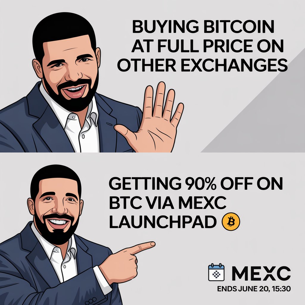 aksh_sh071's tweet photo. 90% OFF on $BTC sounds unreal? It’s real on #MEXC 😱
🔥 New Users: 90% OFF BTC
💸 Existing Users: 20% OFF
✅ No lock-ins. Withdraw anytime
🕒 Ends June 20 @ 15:30

👉 Grab it now:
https://t.co/XC0bi1wBfP

#Bitcoin #BTC90 #CryptoDeals #LaunchpadSale #MEXC #bitcoin100k #BitcoinDeal https://t.co/snEmsoKhXj