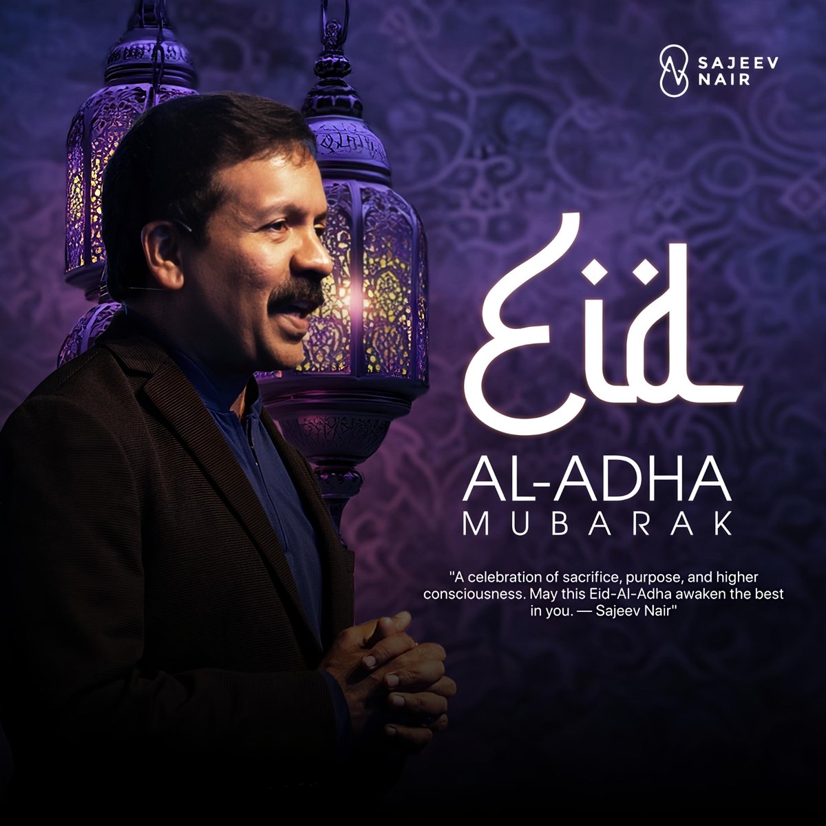 Eid-Al-Adha Mubarak 🌙

More than a celebration, it’s a reminder to realign with purpose and reconnect with your highest self.

Let this day be a moment of reflection, not just festivity! ✨