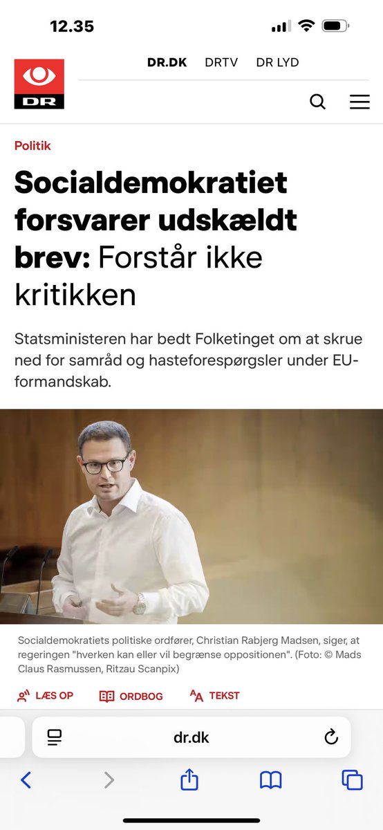 rohde_jens's tweet photo. Man skulle aldrig have tilladt åbne samråd. Tidligere var der noget på spil i et samråd. I dag er det rent show off. 
Sjovt nok skulle det så træde i stedet for de mange forespørgsler. 
Men det hele går kun én vej. Det er spild af alles tid. 
Mette har ret!  Skru ned! #dkpol https://t.co/8lSNupR7H4