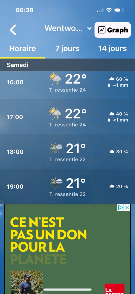 patsy_angell's tweet image. Quelqu’un est au courant de ce que signifie le nouvel icône du soleil avec des barres dedans de météo médias ?