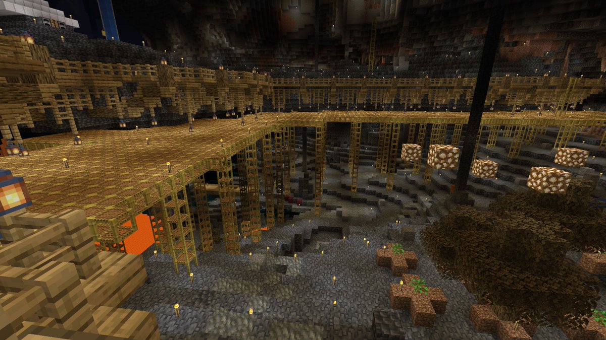 So when Minecraft Scaffolding first got added to the game I was like. Pft I will never use that I just use dirt or leaves... now days my builds look like this... I have placed 10K scaffolding in a world which I have 192 hours including AFK time...