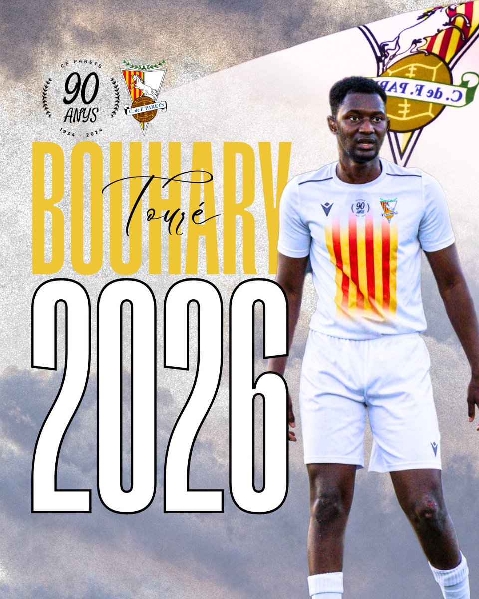 ✍🏻 RENOVACIONS

✅ Carles Fofana i Bouhary Toure renoven amb el primer equip del CF Parets.

😉 Continuarán defensant la senyera al Josep Seguer‼️🤍

𝓥𝓐 𝓟𝓐𝓡𝓔𝓣𝓢 𝓥𝓐👏🏻

#TotalBlanc #1cat1 #VaParetsVa