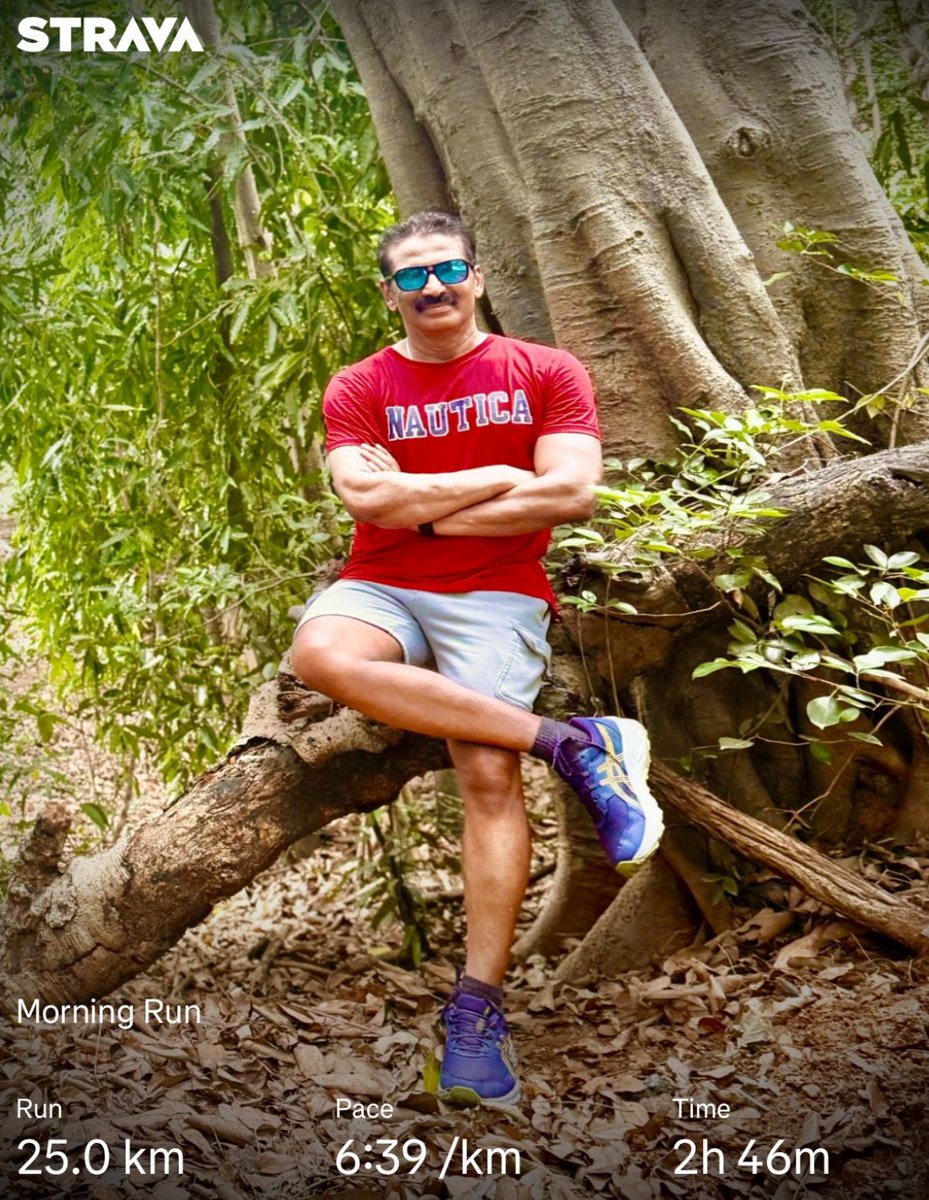 Ran under a muggy sky at IIT M. No records broken. Just rhythm, breath, and trees for company. Some days, that’s enough. #RunningLife #Gratitude #halfmarathon