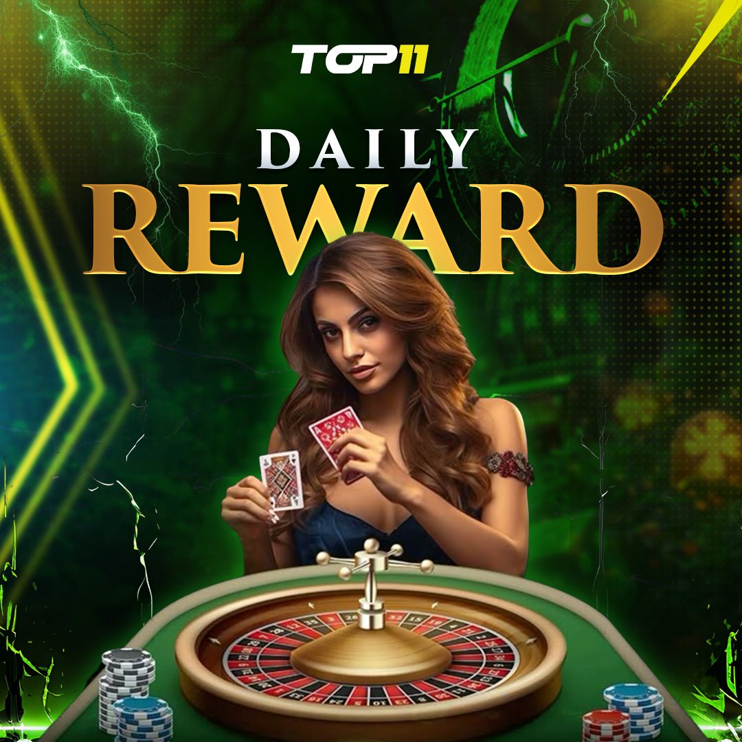 Top11_india's tweet image. Daily logins = daily points 📲 

Collect 15 points and unlock your FREE spin on the Lucky Wheel 🎡🔥 Huge prizes are waiting... 🎁 don’t miss out!

#dailylogin #freespin #luckywheel #winbig #rewardstime #loginandwin #dailybonus

Join for the win big -&amp;gt; shorturl.at/F27Bn