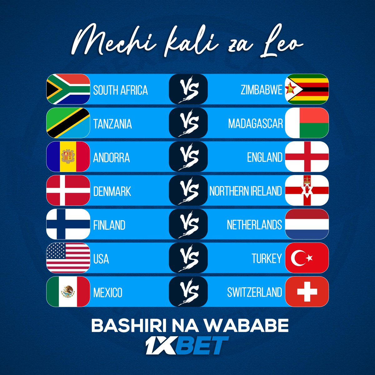 ๐๐๐๐๐ฝ๐๐๐พ๐ผ๐๐ ๐๐๐๐ผ๐๐ (@1xbetcashwakala) on Twitter photo Mechi Kali za leo, tarehe 7 June 2025.
Kuhusu deposit na withdraw wakali wa hizi kazi ni Romano Pay.
<a href="/AirRomano/">๐จ๐๐ ๐น๐๐๐๐๐</a>
<a href="/1xbetcashwakala/">๐๐๐๐๐ฝ๐๐๐พ๐ผ๐๐ ๐๐๐๐ผ๐๐</a> Mechi Kali za leo, tarehe 7 June 2025.
Kuhusu deposit na withdraw wakali wa hizi kazi ni Romano Pay.
<a href="/AirRomano/">๐จ๐๐ ๐น๐๐๐๐๐</a>
<a href="/1xbetcashwakala/">๐๐๐๐๐ฝ๐๐๐พ๐ผ๐๐ ๐๐๐๐ผ๐๐</a>