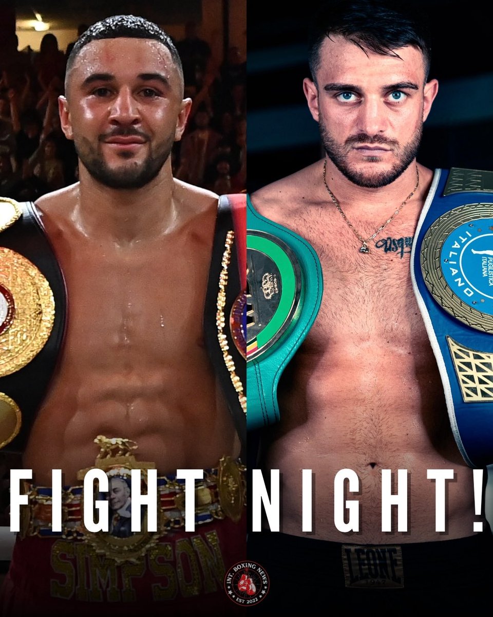 International Boxing News (@intboxingnews) on Twitter photo 🥊 IT’S FIGHT NIGHT!
<a href="/CallumSimpson9/">Callum Simpson</a> will CLASH with Ivan Zucco for the ‘vacant’ European Super-Middleweight title on June 7 at the Oakwell Stadium in Barnsley!💥
Mark Jeffers, <a href="/f_stringer/">Frankie Stringer</a> and Rhys Edwards all return on the undercard‼️
#SimpsonZucco 🥊 IT’S FIGHT NIGHT!
<a href="/CallumSimpson9/">Callum Simpson</a> will CLASH with Ivan Zucco for the ‘vacant’ European Super-Middleweight title on June 7 at the Oakwell Stadium in Barnsley!💥
Mark Jeffers, <a href="/f_stringer/">Frankie Stringer</a> and Rhys Edwards all return on the undercard‼️
#SimpsonZucco