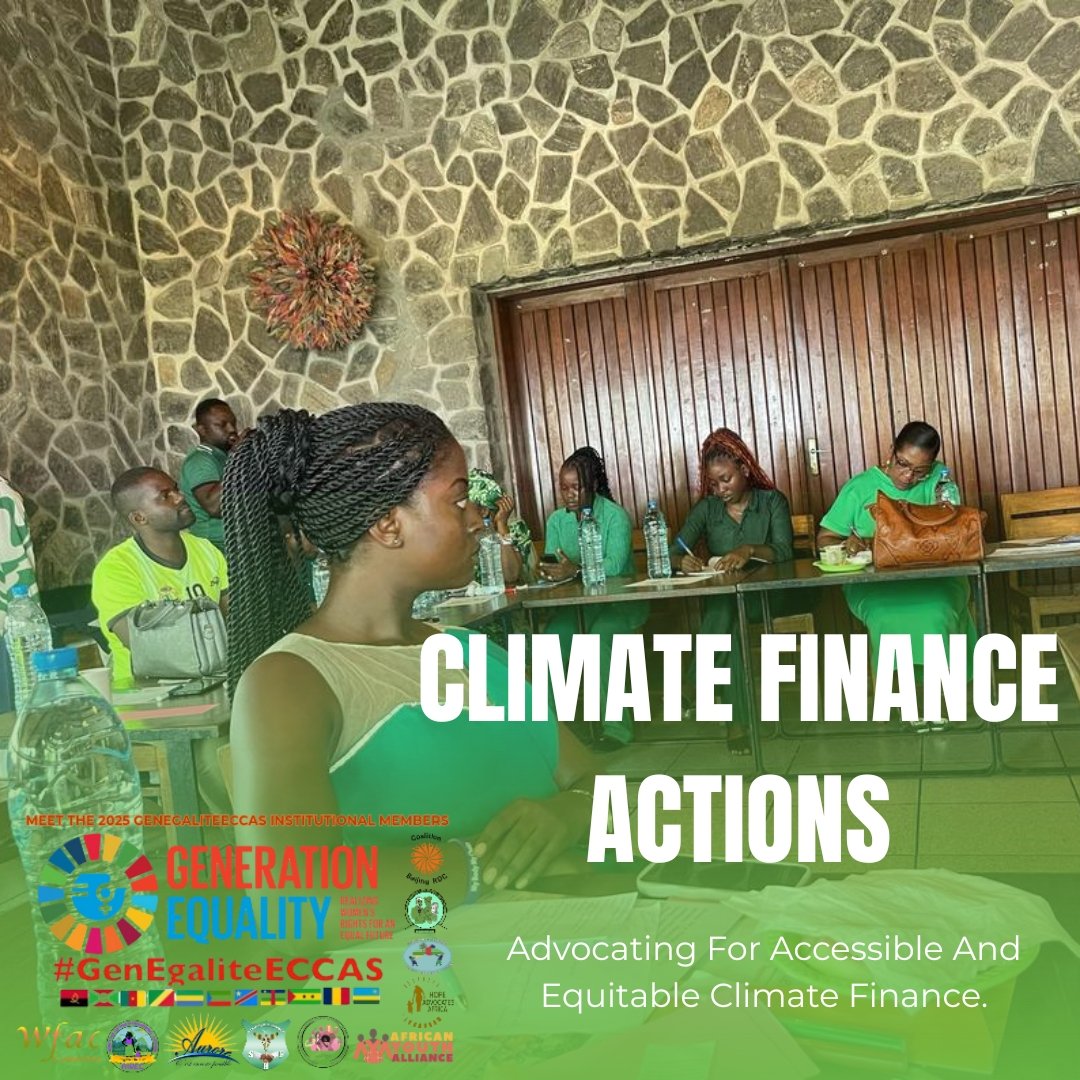 GenEgaliteECCAS's tweet image. Climate Justice is not possible without #GenderEquality
 Today in #Buea, GenEgaliteECCAS joins @WfacCmr &amp;amp; 20+ activists to push for Gender responsive climate finance ahead of #SBI62. 🌍💚 #GenEgalitéECCAS #ClimateAction