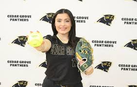 Mike Lamberti (@cagey86) on Twitter photo Another huge game in crunch time for @gia_fernandez, who had 2 hits, including a homer and 4 RBI, leading
<a href="/CedarGroveSB/">Cedar Grove Softball</a> to a third straight sectional title on June 6. Gia and her older sister Ava, have each been a part of 3 sectional, 1 ECT and 2 group crowns for the Panthers. Another huge game in crunch time for @gia_fernandez, who had 2 hits, including a homer and 4 RBI, leading
<a href="/CedarGroveSB/">Cedar Grove Softball</a> to a third straight sectional title on June 6. Gia and her older sister Ava, have each been a part of 3 sectional, 1 ECT and 2 group crowns for the Panthers.