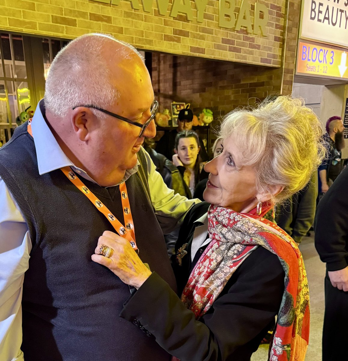 Who said never meet your heroes? Charming talented lady. Got a hug too.