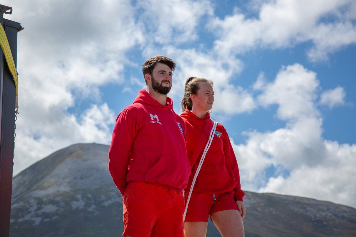 Our beach lifeguards will be on duty each weekend in June at the following locations:

Carrowniskey, Carrowmore, Old Head, Bertra, Ross (Killala), Keem, Keel, Silver (Dugort), Mulranny

In addition to our pool lifeguards at Belmullet Tidal Pool