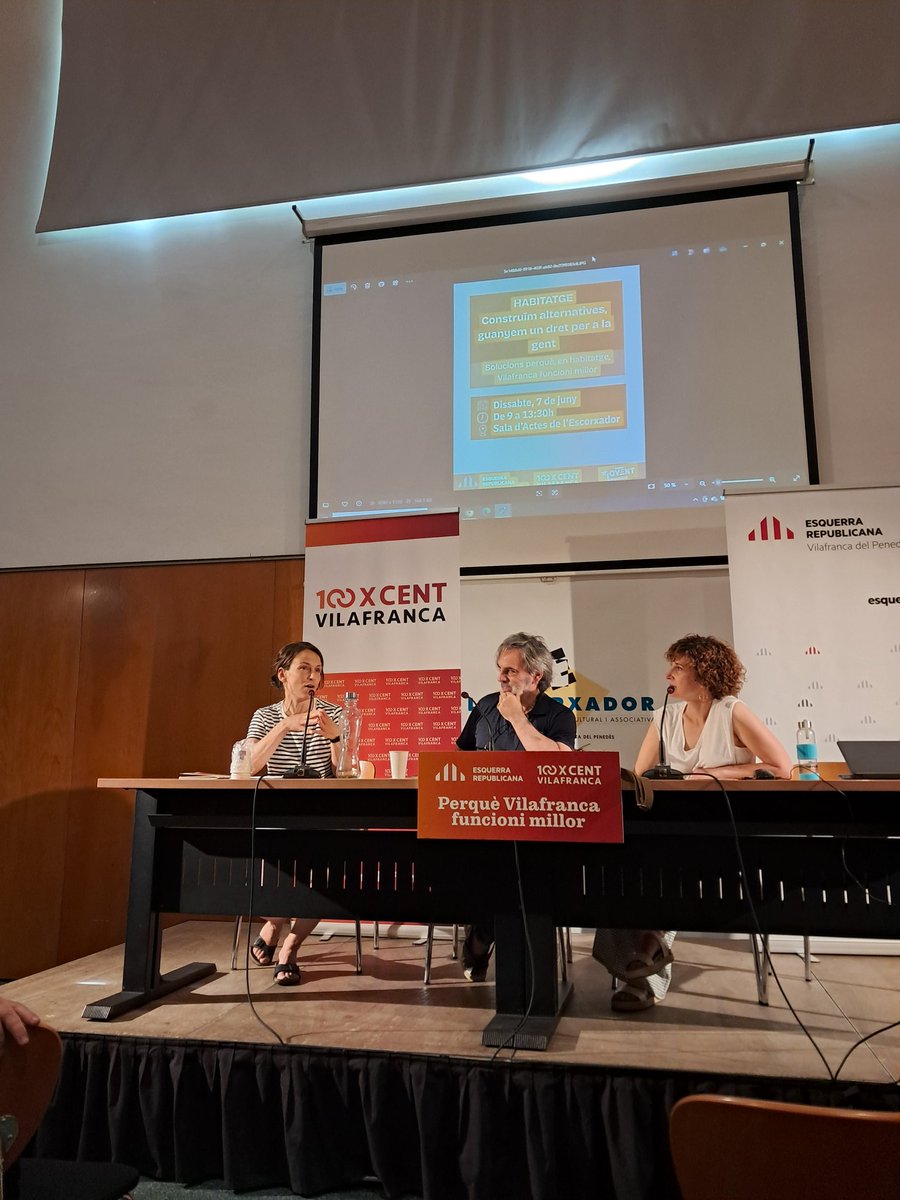 LaBastidaCoop (@labastidacoop) on Twitter photo Avui participem a la taula rodona 'Sí a l'habitatge digne: noves fórmules', que organitza <a href="/ERCVilafranca/">ERC Vilafranca</a>
"No oblidem que estem construint Habitatge de Protecció Oficial, estem aportant habitatge a Vilafranca", explica l'Anna Bota, membre del Grup Impulsor Avui participem a la taula rodona 'Sí a l'habitatge digne: noves fórmules', que organitza <a href="/ERCVilafranca/">ERC Vilafranca</a>
"No oblidem que estem construint Habitatge de Protecció Oficial, estem aportant habitatge a Vilafranca", explica l'Anna Bota, membre del Grup Impulsor