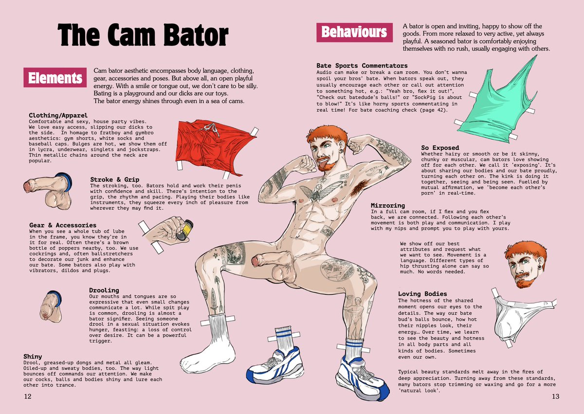 Are you a Cam Bator?
-
Cam bator aesthetic encompasses body language, clothing, gear, accessories and poses. But above all, an open playful energy. With a smile or tongue out, we don’t care to be silly. The bator energy shines through even in a sea of cams.