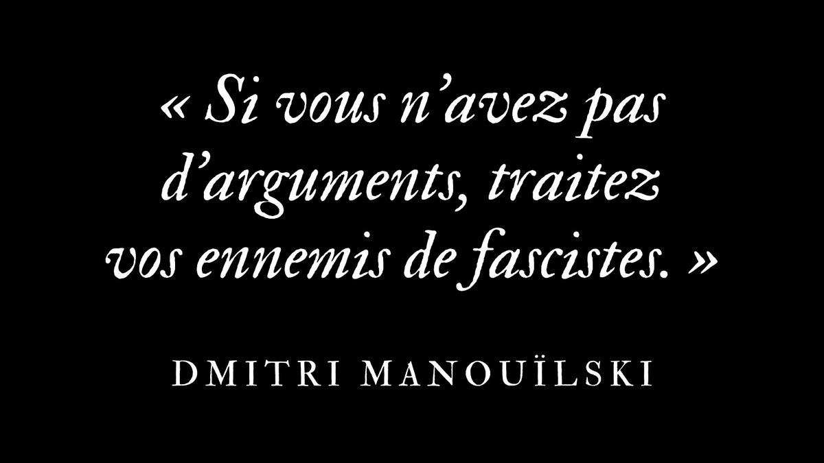 Et c'est un bolcho qui l'a dit...