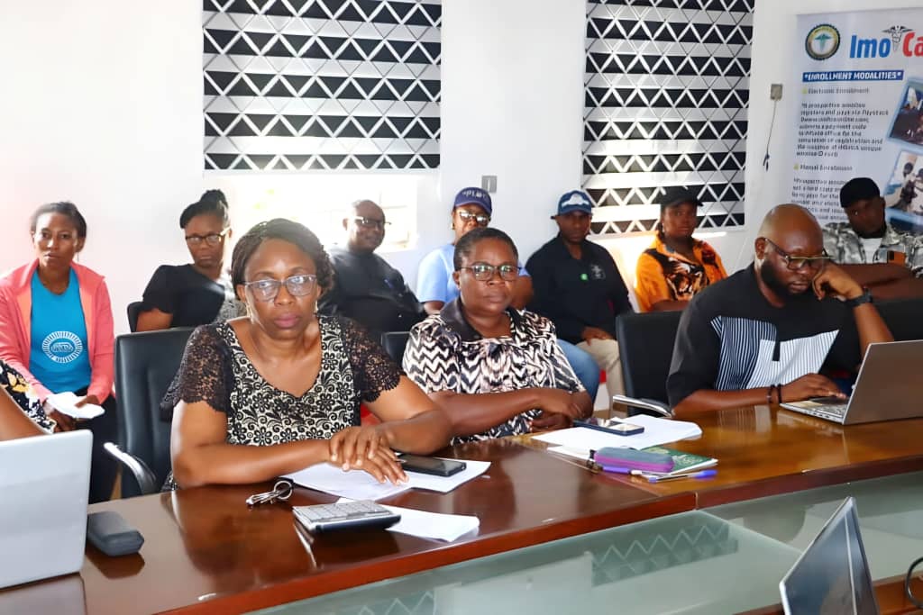 Review meetings for the ongoing 2.7 million Imo residents enrollment into ImoCare Health Insurance Programme by the <a href="/IMSHIA_/">Imo State Health Insurance Agency</a> . We have made significant progress so far