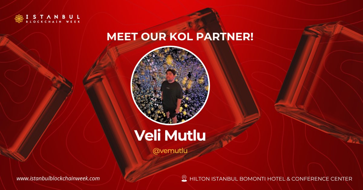 Istanbul Blockchain Week (@istanbulblockwk) on Twitter photo 🔥 Meet our KOL Partner for #IBW2025
We’re excited to welcome <a href="/vemutlu/">Veli Mutlu</a> as an official KOL Partner for IBW 2025!
Veli Mutlu is a full-time Web3 content creator and investor, known for his deep commitment to the crypto space. With a background in engineering and a strong network 🔥 Meet our KOL Partner for #IBW2025
We’re excited to welcome <a href="/vemutlu/">Veli Mutlu</a> as an official KOL Partner for IBW 2025!
Veli Mutlu is a full-time Web3 content creator and investor, known for his deep commitment to the crypto space. With a background in engineering and a strong network