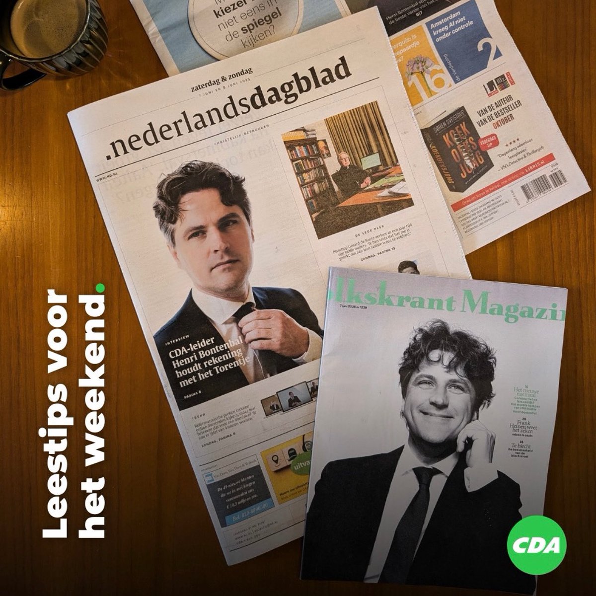 Ook als het regent dit weekend… genoeg te lezen!