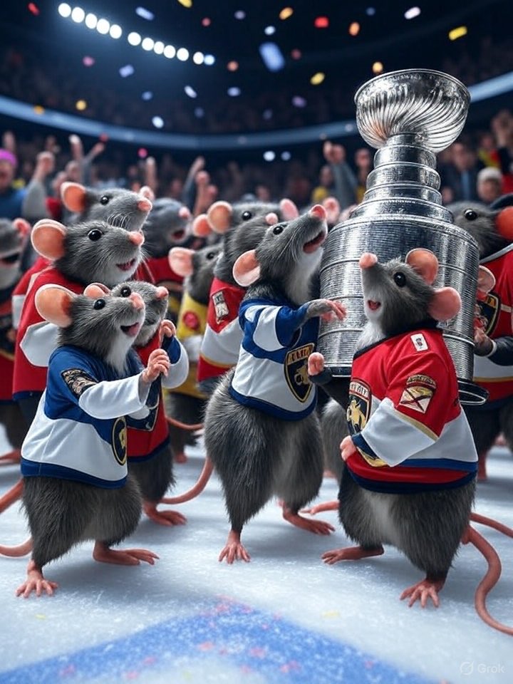 Ryan_Gallagher's tweet photo. The Florida Panthers take Game 2 in a thrilling overtime victory! Let’s go, Panthers! 🏒🔥 #TimeToHunt https://t.co/zUYXOhQwUa