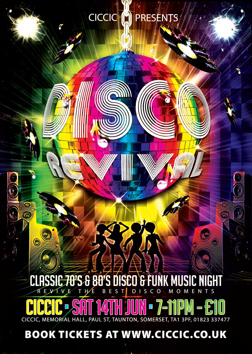 CICCIC (@ciccictaunton) on Twitter photo Love classic disco and funk from the 70's? Then come down to CICCIC, Taunton, Sat 14th Jun, for our retro disco night. 7pm-11pm. Get tickets at: creativeinnovationcentre.co.uk/dance/dance-ni… Love classic disco and funk from the 70's? Then come down to CICCIC, Taunton, Sat 14th Jun, for our retro disco night. 7pm-11pm. Get tickets at: creativeinnovationcentre.co.uk/dance/dance-ni…
