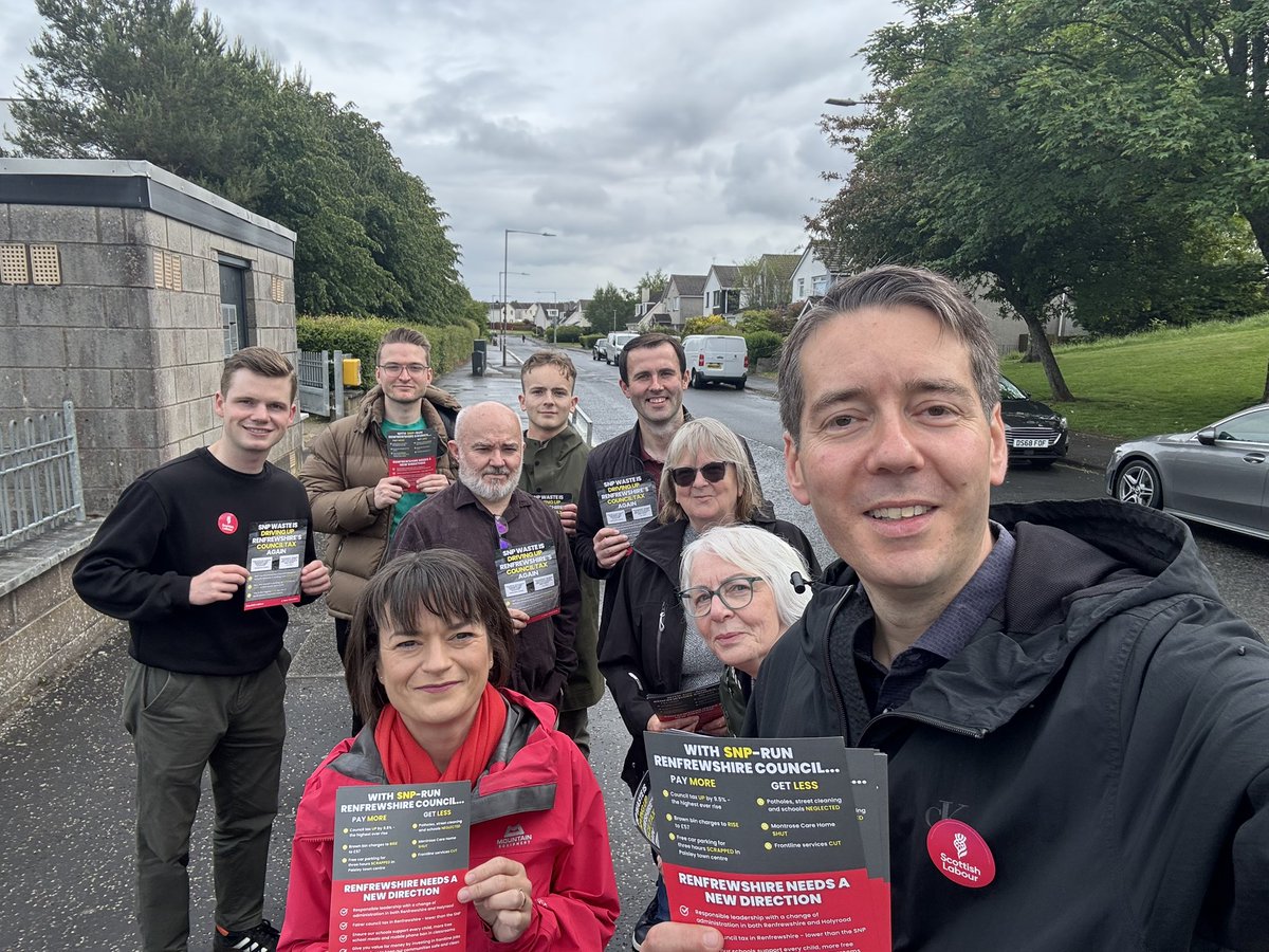 Neil Bibby 🇺🇦 (@neilbibby) on Twitter photo In Paisley, just like in Hamilton, only @scottishlabour can beat the SNP in 2026 and give our community a new direction.
Good to be out campaigning again this morning with <a href="/JohannaBaxter/">Johanna Baxter MP</a> and the <a href="/Paisley_Labour/">Paisley Labour</a> team! In Paisley, just like in Hamilton, only @scottishlabour can beat the SNP in 2026 and give our community a new direction.
Good to be out campaigning again this morning with <a href="/JohannaBaxter/">Johanna Baxter MP</a> and the <a href="/Paisley_Labour/">Paisley Labour</a> team!