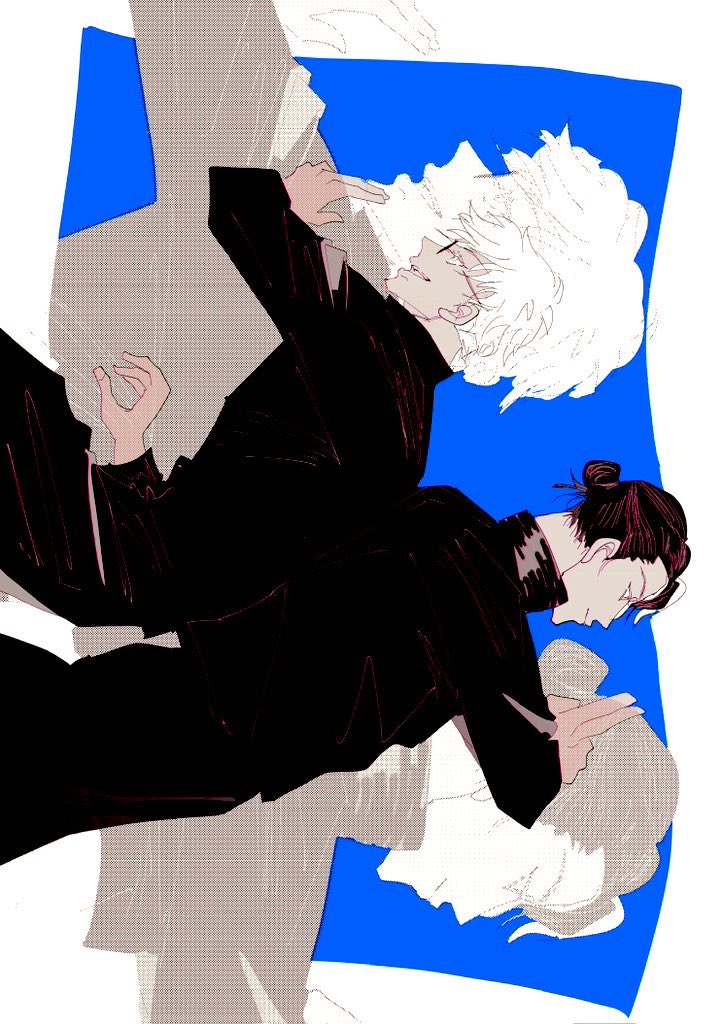 #呪術廻戦絵描きさんと繋がりたい
夏五が好きです。
（見るのも描くのも左右固定です）