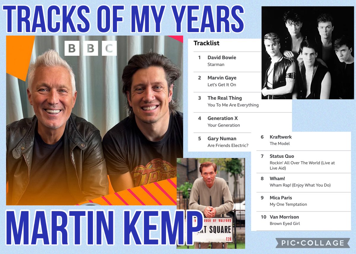 #BURNLEYBLOKE (@blokefrombfc) on Twitter photo W2️⃣3️⃣ #TracksOfMyYears 🛤️💿🛤️ with <a href="/realmartinkemp/">Martin Kemp</a> #MartinKemp
en.wikipedia.org/wiki/Martin_Ke…
The show is enclosed,from <a href="/BBCSounds/">BBC Sounds</a> & #Radio2 presented by #VernonKay as the singer & actor chooses his Top🔟Tracks
#SpandauBallet #Eastenders
Click⬇️🔽⏬
bbc.co.uk/sounds/play/m0… W2️⃣3️⃣ #TracksOfMyYears 🛤️💿🛤️ with <a href="/realmartinkemp/">Martin Kemp</a> #MartinKemp
en.wikipedia.org/wiki/Martin_Ke…
The show is enclosed,from <a href="/BBCSounds/">BBC Sounds</a> & #Radio2 presented by #VernonKay as the singer & actor chooses his Top🔟Tracks
#SpandauBallet #Eastenders
Click⬇️🔽⏬
bbc.co.uk/sounds/play/m0…