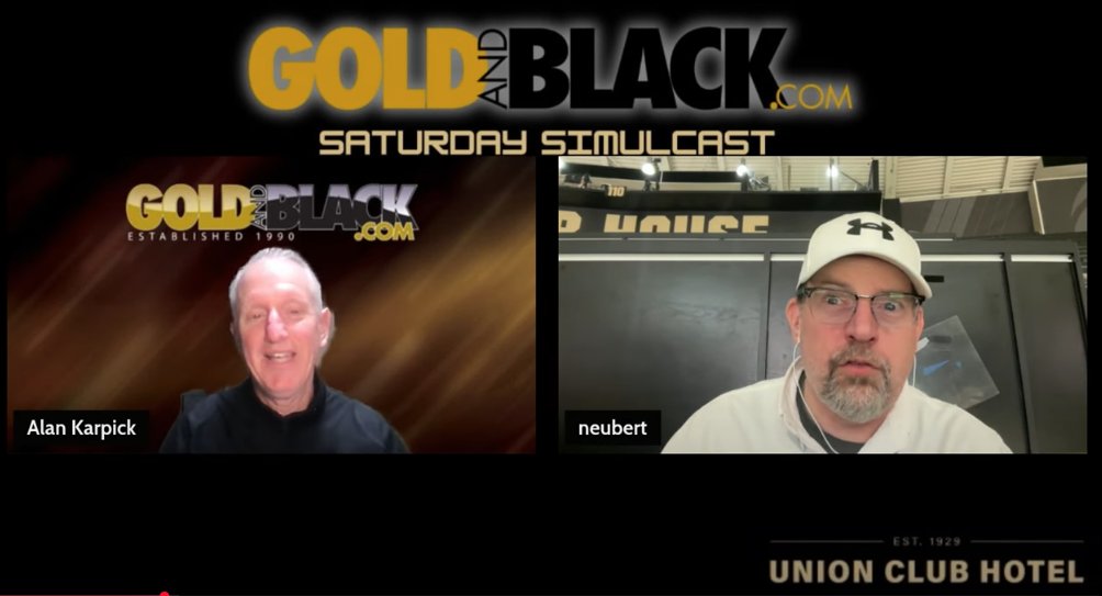 Alan Karpick--GoldandBlack.com (@alankarpick) on Twitter photo Check out our @goldandblackcom Saturday Simulcast. Forty minutes of #Purdue hoops talk with <a href="/brianneubert/">Brian Neubert — GoldandBlack.com</a>; what could be better? on3.com/teams/purdue-b… Check out our @goldandblackcom Saturday Simulcast. Forty minutes of #Purdue hoops talk with <a href="/brianneubert/">Brian Neubert — GoldandBlack.com</a>; what could be better? on3.com/teams/purdue-b…