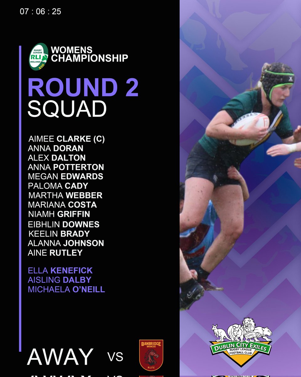 Dublin City Exiles Rugby League tweet media