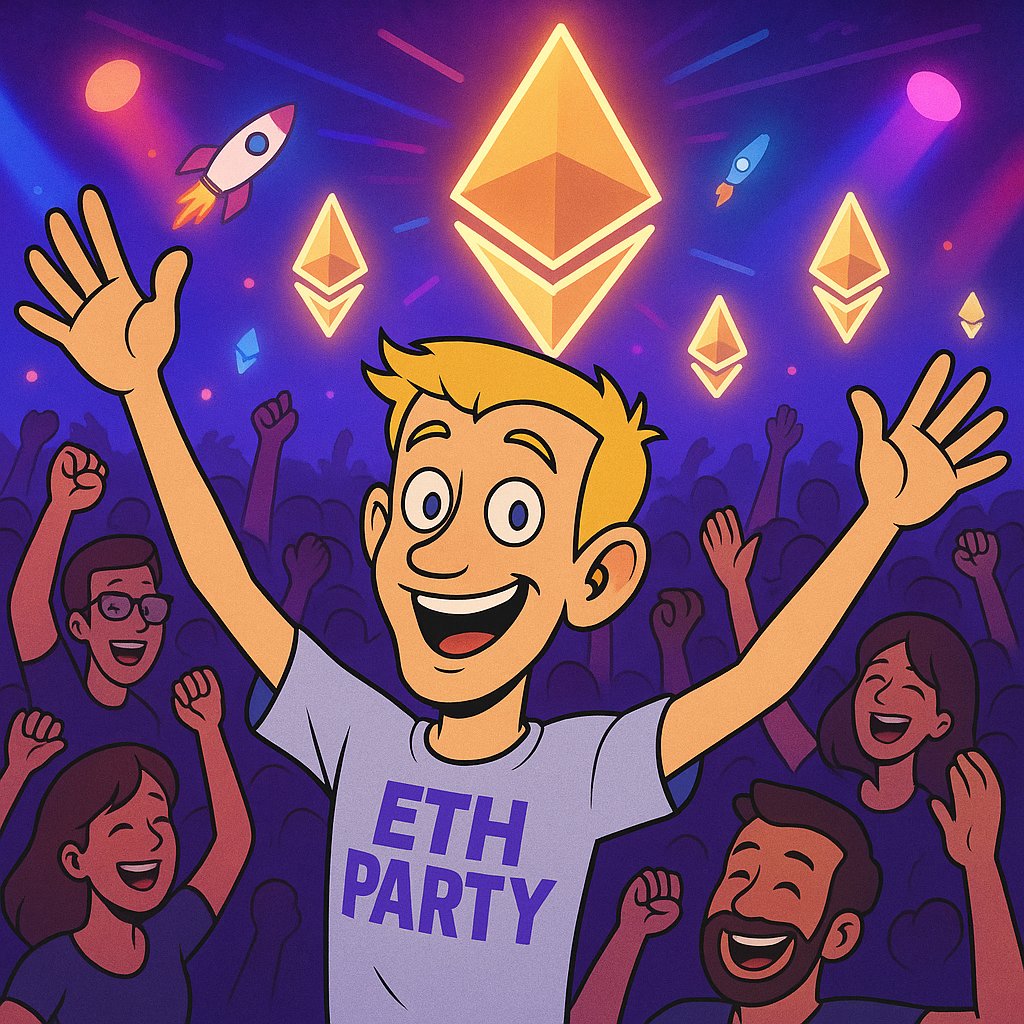 EthPartyOG's tweet photo. Typical Eth stuff, Dev rugged and farmed us all. The community came together and decided this is too good to let go! @VitalikButerin Now the party is really about to start! 

0x6893A098B7DC787f17c6eE457176FB8B16d1e534
https://t.co/PFl5WvOo25 https://t.co/rOA9eBLBqs