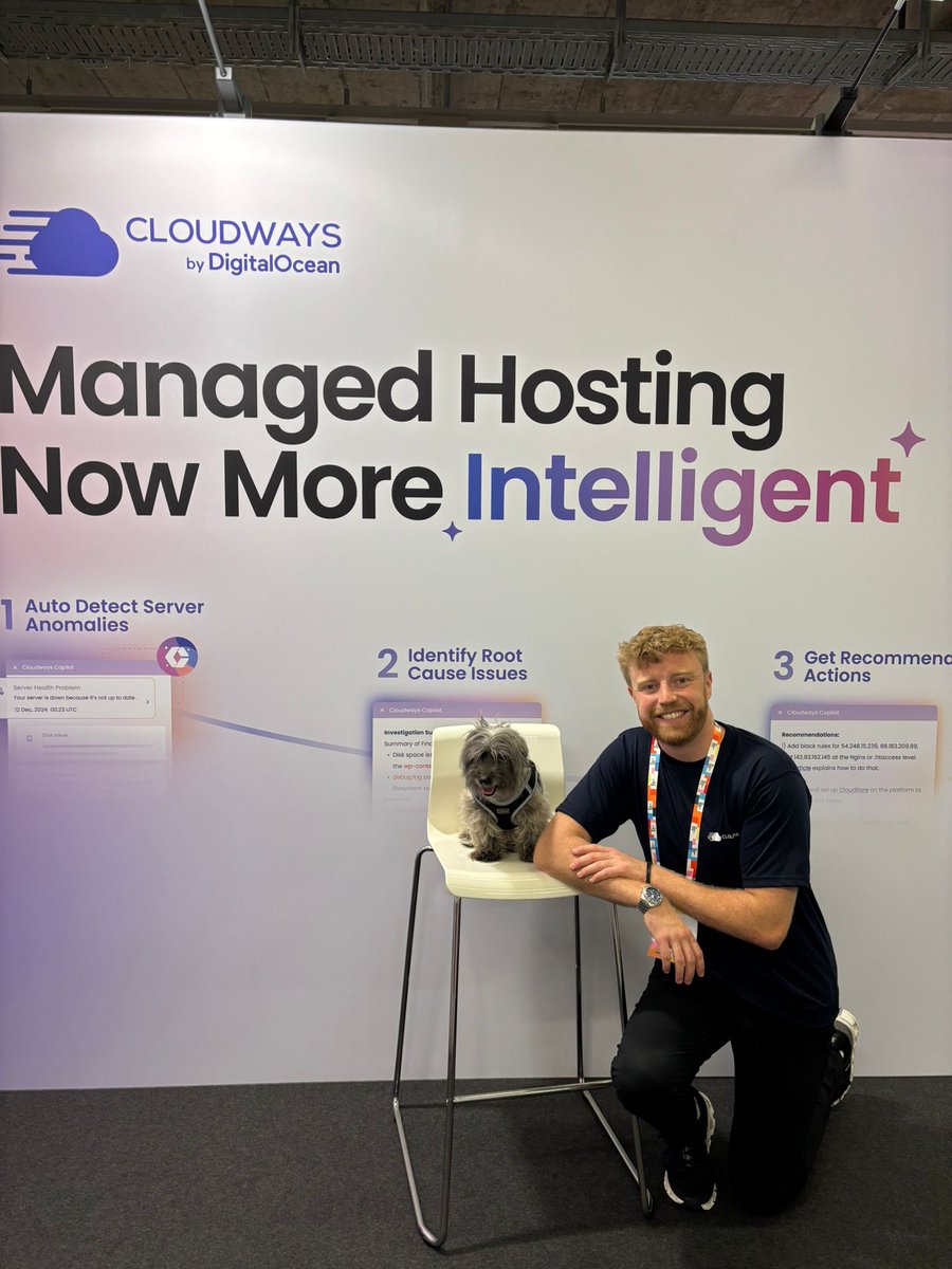<a href="/WCEurope/">WordCamp Europe</a> <a href="/patchstackapp/">Patchstack</a> 🐾 Paw-sitively the best booth visitor at #WCEU! 🐶💙

#WordCamp <a href="/WCEurope/">WordCamp Europe</a>