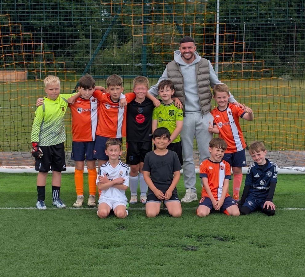 Stratford Town Colts win 6-1 against Alcester  Town this morning cheered on by Molly (Jamie Molyneux) #COYB