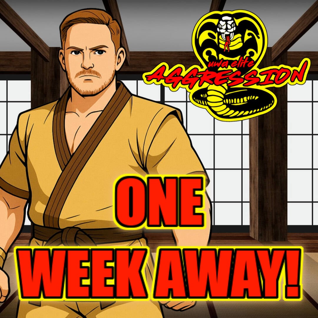 UWA Elite (@uwaelite) on Twitter photo UWA ELITE AGGRESSION IS ONE WEEK FROM TONIGHT! GET TICKETS TODAY ON UWAELITE.COM!
UWA Elite returns to South River, NJ on Saturday, June 14th with Aggression, presented by Tiger Schulmann's Martial Arts of East Brunswick!
Advance Tickets for UWA Elite Aggression are UWA ELITE AGGRESSION IS ONE WEEK FROM TONIGHT! GET TICKETS TODAY ON UWAELITE.COM!
UWA Elite returns to South River, NJ on Saturday, June 14th with Aggression, presented by Tiger Schulmann's Martial Arts of East Brunswick!
Advance Tickets for UWA Elite Aggression are