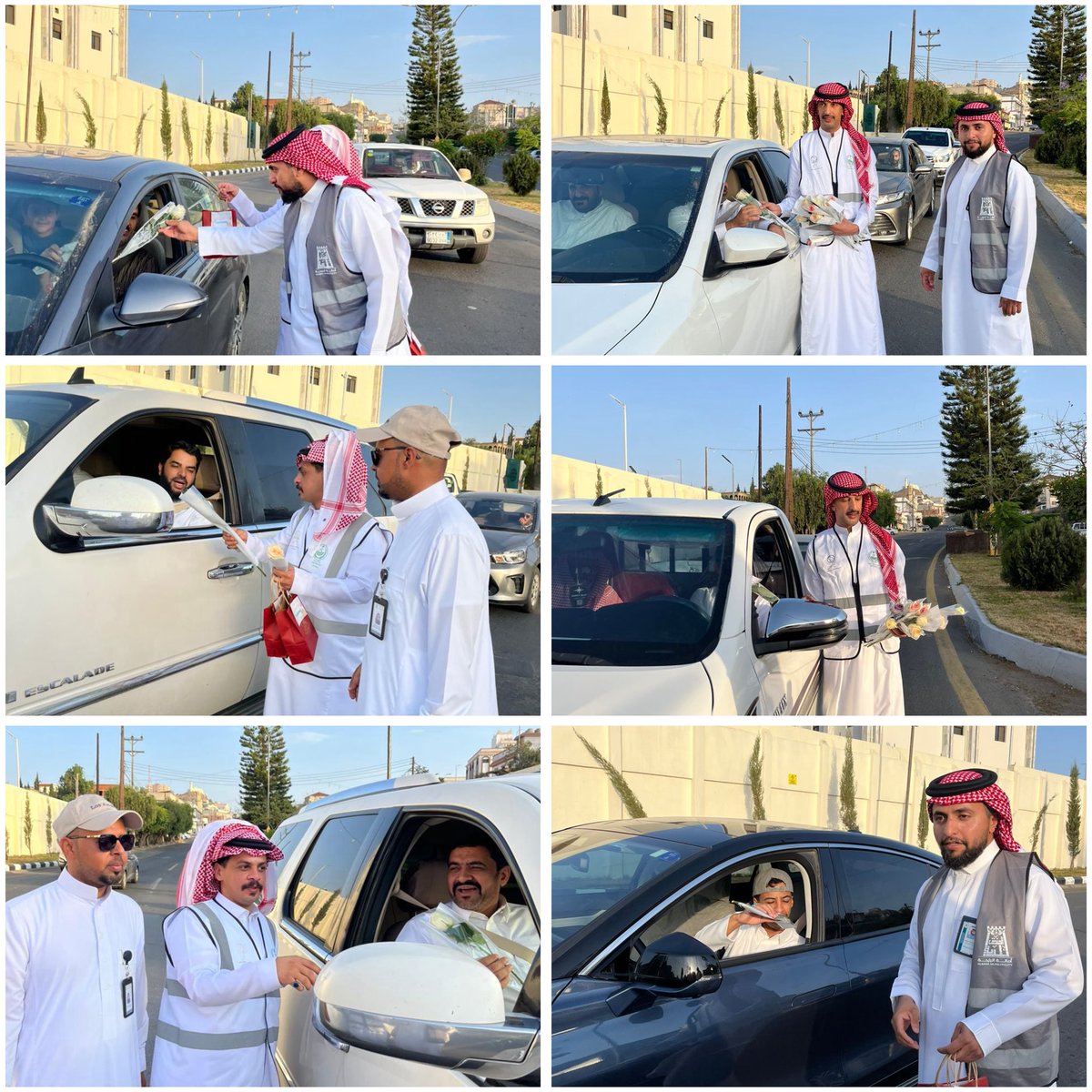 بلدية محافظة المندق بالشراكة مع جمعية رؤى وفريق المندق التطوعي تشارك الاهالي والزوار فرحة العيد من خلال توزيع الورد والهدايا لهم بالطرق والميادين والمنتزهات.
#عيد_الاضحى_المبارك 
#بلدية_محافظة_المندق 
#أمانة_منطقة_الباحة