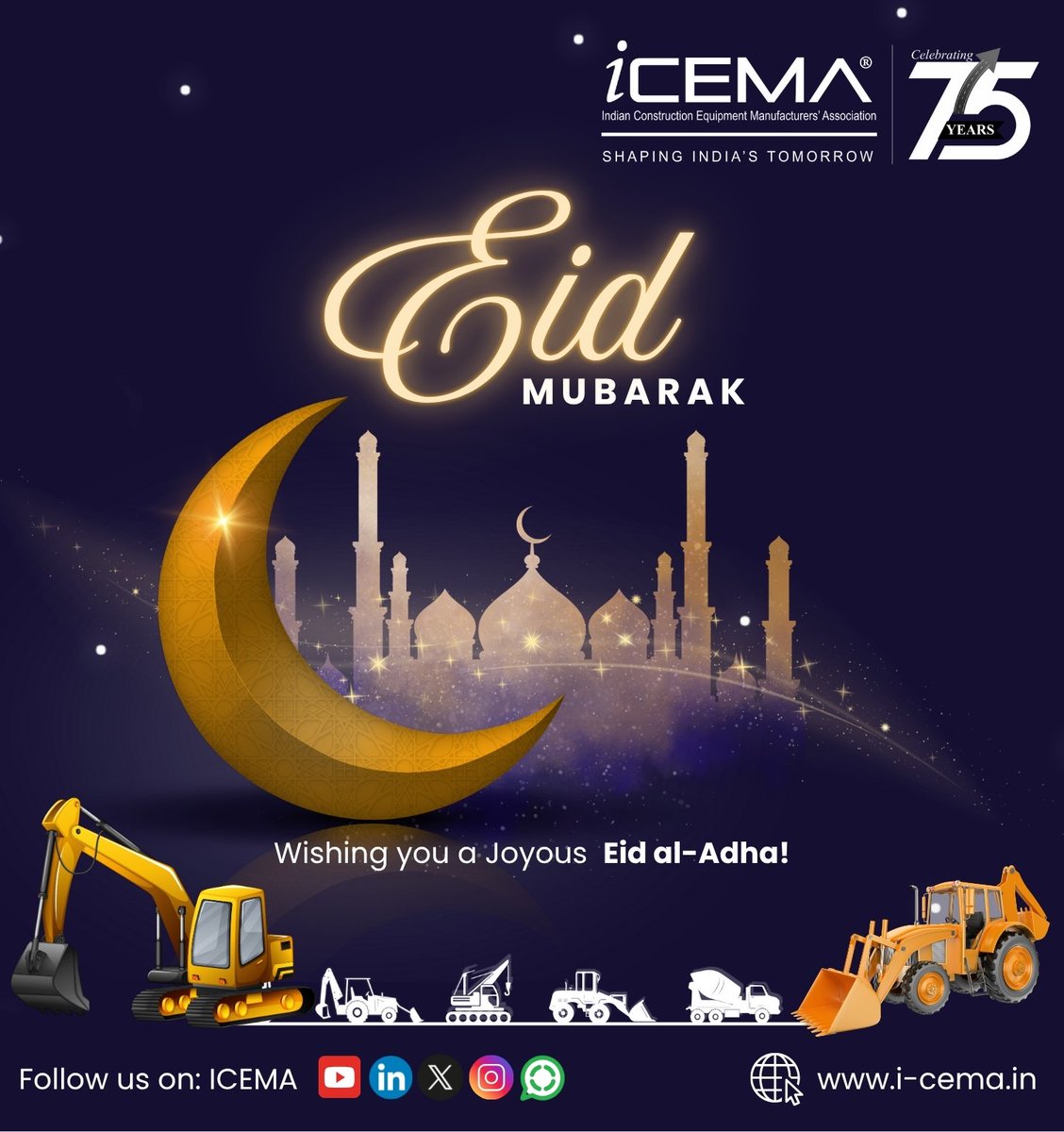 Let’s celebrate the power of faith, generosity, and sacrifice. Eid al- Adha Mubarak! ✨🌙

#EidulAdha2025 #EidAlAdha