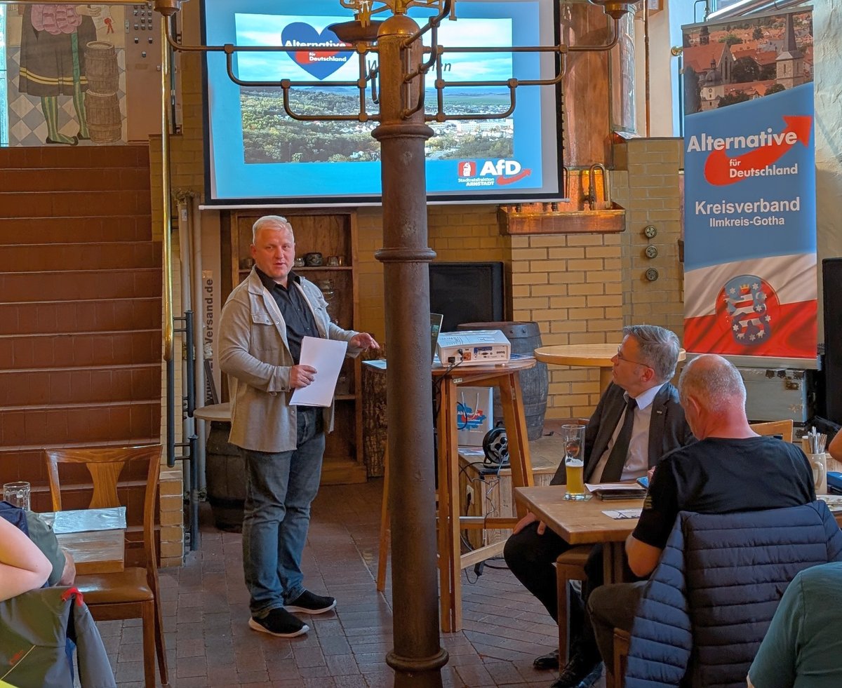 Mit Eindrücken vom Bürgerabend gestern in Arnstadt bedanken wir uns bei unseren Besuchern und wünschen allen einen schönen Start ins Pfingstwochenende!

#AfD #Arnstadt #Bürgerabend