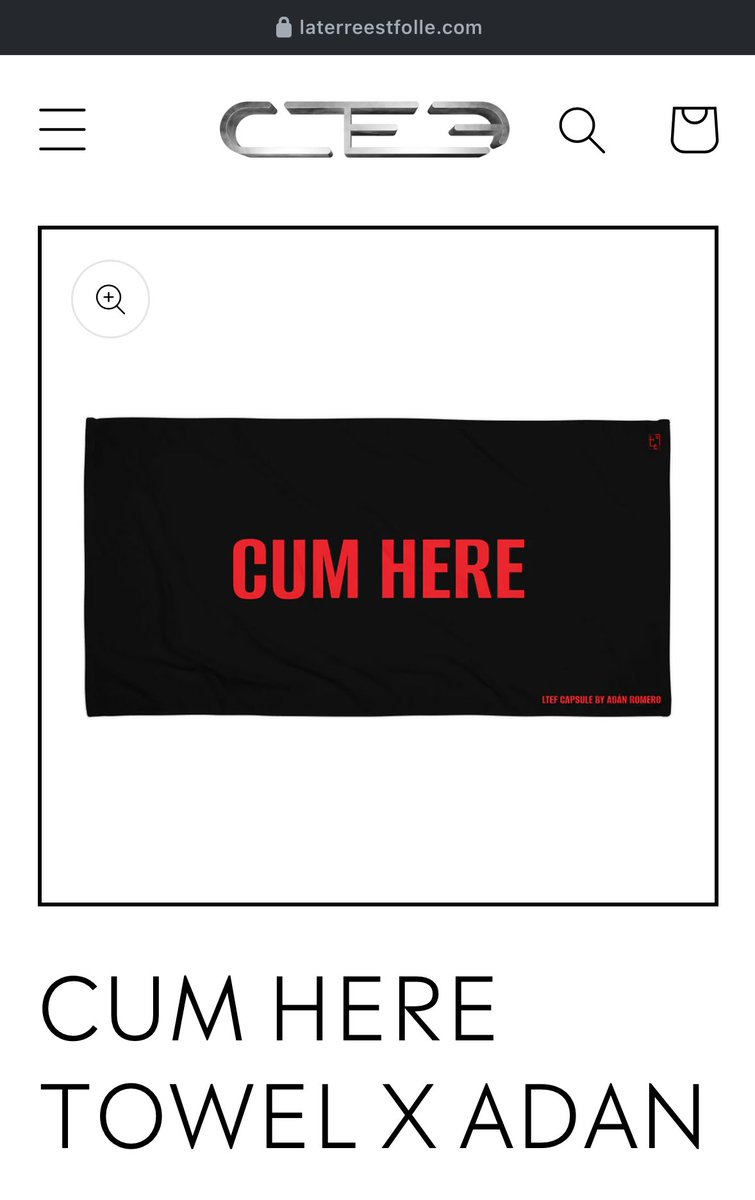 OPEN COLLABS ? TOUR PINNED (@adanromeromain) on Twitter photo Here?
cc <a href="/nicozettaxxx/">Nico Zetta</a>
Full <a href="/LTEFXX/">LA TERRE EST FOLLE</a> towel capsule by me
laterreestfolle.com/collections/ad… Here?
cc <a href="/nicozettaxxx/">Nico Zetta</a>
Full <a href="/LTEFXX/">LA TERRE EST FOLLE</a> towel capsule by me
laterreestfolle.com/collections/ad…