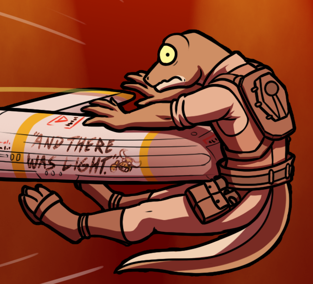 Page 86 of Lancer: The Knights of Fenris has been posted at LancerComic.com. First time reading? Get started here: lancercomic.com/comic/chapter-…. Lancer is a sci-fi adventure #webcomic set in the animal kingdom. #LancerComic