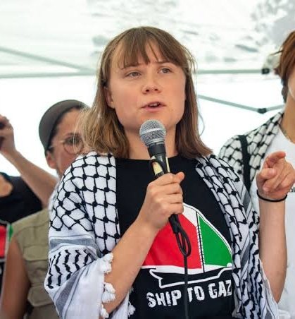 Quando a Greta Thunberg defendia o meio ambiente saia em capas de revistas. Agora, que está defendendo a causa palestina sumiu do noticiário.