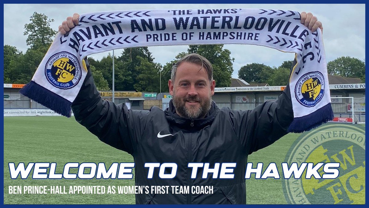 HWFCWomen's tweet photo. 𝗕𝗲𝗻 𝗣𝗿𝗶𝗻𝗰𝗲-𝗛𝗮𝗹𝗹 𝗔𝗽𝗽𝗼𝗶𝗻𝘁𝗲𝗱 𝗪𝗼𝗺𝗲𝗻'𝘀 𝗙𝗶𝗿𝘀𝘁 𝗧𝗲𝗮𝗺 𝗖𝗼𝗮𝗰𝗵  

We are delighted to announce that Ben Prince-Hall will join the club as a Women's First Team Coach! Ben will link up with Steve Marsh and the team as we prepare for 25/26!

#HWFC #COYH https://t.co/tIxoLqbd9o