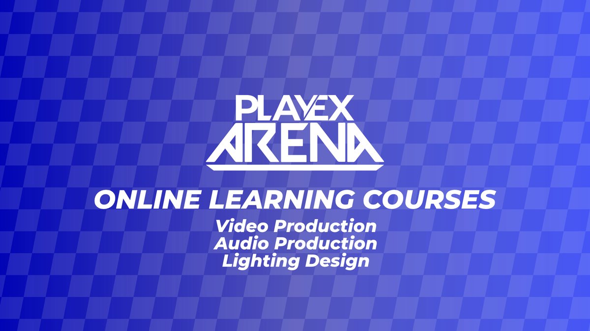 We are excited to announce NEW Online Learning Courses! Learn from our "Stream Team" on topics spanning all aspects of esports production! We will be offering online courses on topics including Live Video, Audio, Lighting Design &amp; Engineering, and more! playex.gg/education
