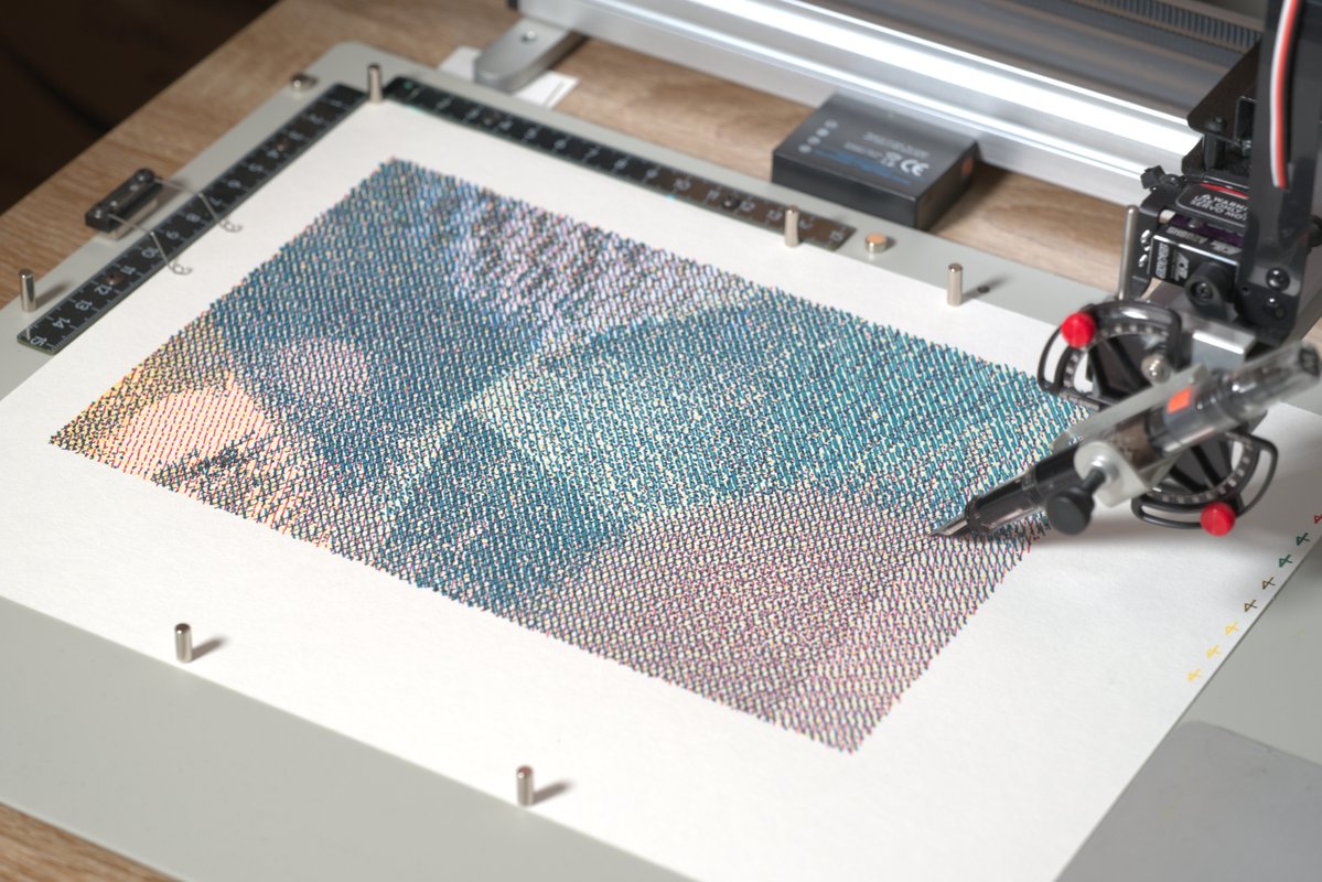 Plot in progress

#penplotter