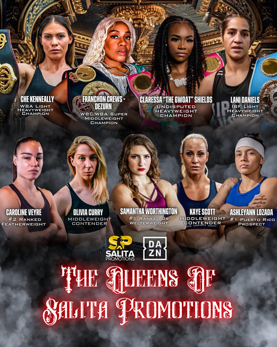 MarkTaffetMedia's tweet image. Great roster of female boxers! Best in the business!