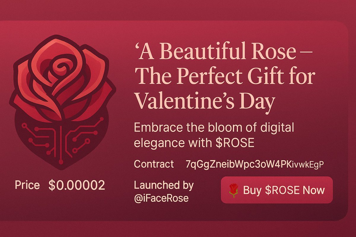 iFaceRose's tweet photo. Rose coin is live 📈🔥🔥🥀

Link for purchase : 

https://t.co/pz8C725wpv…

Contract Address : 7qGgZneibWpc3oW4PKivwkEgPknJ46p5JmmmkRZdxctL

Telegram group : 
https://t.co/Z5AHthE0Am…

#memecoin #MemeCoinEra #SolanaAirdrop #web3 #SolanaMemeCoin https://t.co/rN9Pmior0X