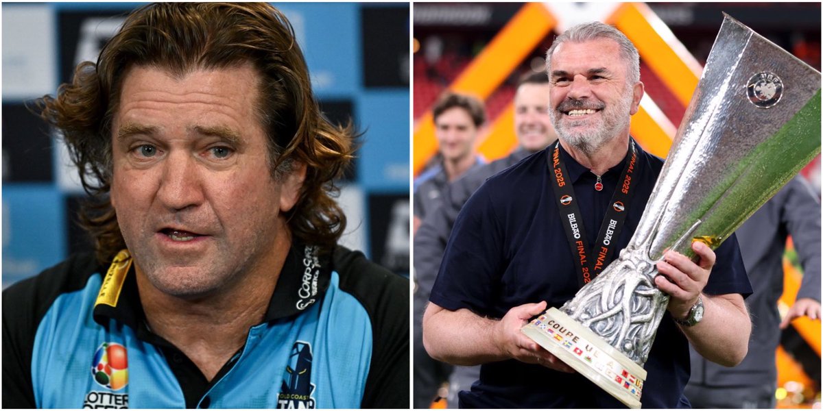 💥Breaking: Titans consider dumping Des Hasler for Ange Postecoglou.

“I always win things in my 2nd season”
🏆😳